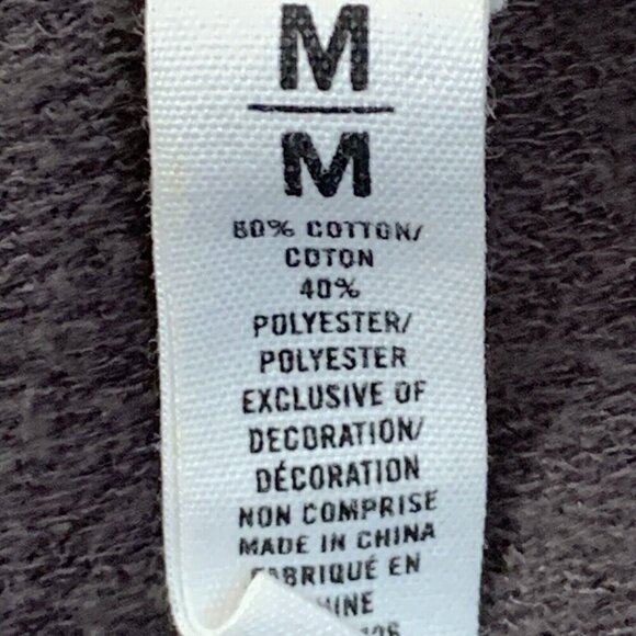 Bethany Mota Skull Christmas Sweatshirt Womens Medium Sequins Grey Red White - Picture 5 of 11